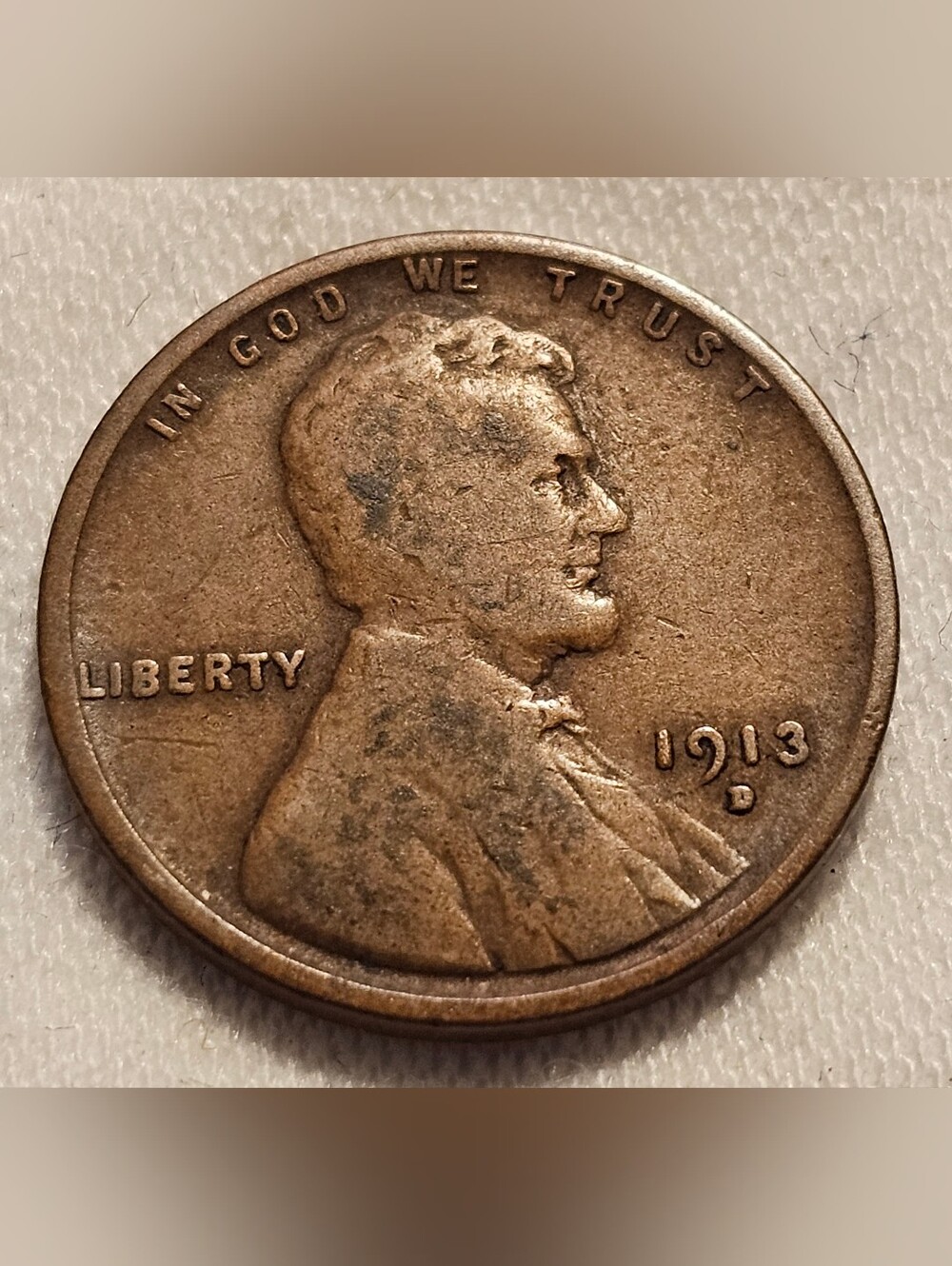 1913-D Lincoln Wheat Penny